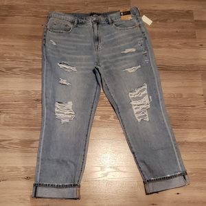 Aeropostale Distresse Boyfriend Jeans. Sz~18. Nwt.